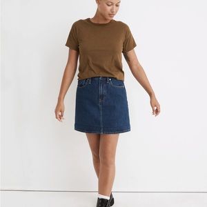 NWT Madewell A line denim skirt - 26 curvy